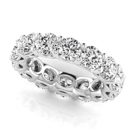 Schimmernder Edler Diamant Eternity Band 7 Karat – Hauptansicht