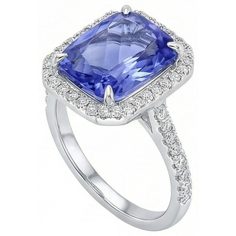 echter round diamant 8.80Karat ring Detailansicht