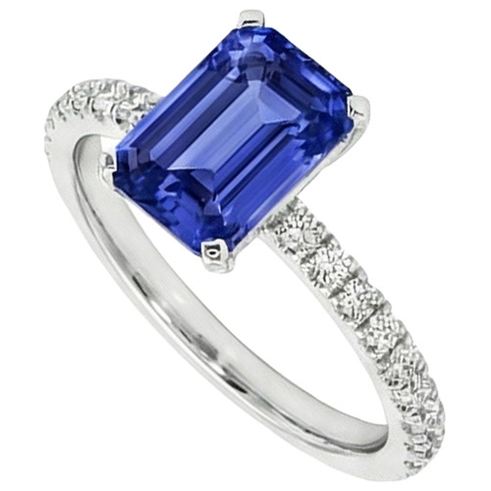 echter round diamant 8Karat ring Detailansicht