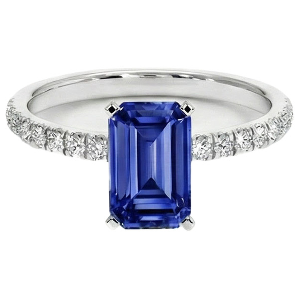 echter round diamant 8Karat ring Seitenansicht