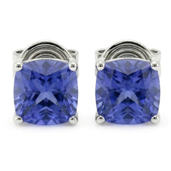 8 Karat Prinzessin Sri Lankan Saphir Ohrstecker Damen Schmuck