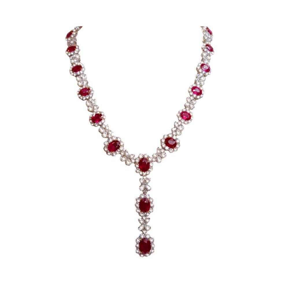 Luxuriöser Rubin Schmuck 83,01 Karat – Hauptansicht