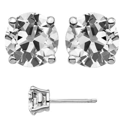 Handgefertigter Diamant Ohrstecker 8 Karat | HarryChadEnt