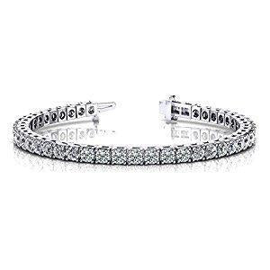 8,80 Ct Runde Brillant Echt Diamant Tennisarmband Dame Männer Goldschmuck