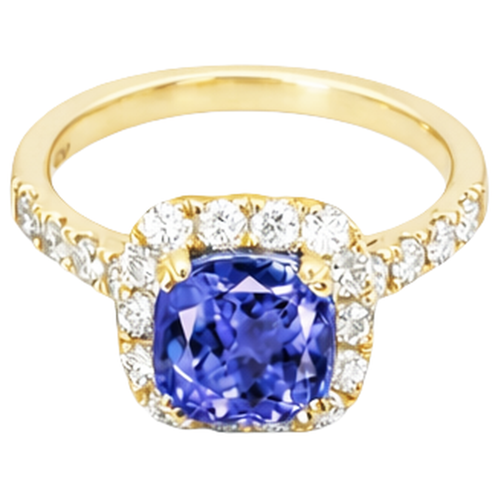 echter round diamant 6.00Karat ring Detailansicht