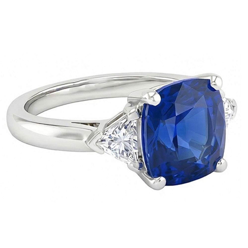 echter trillion diamant 9Karat ring Detailansicht
