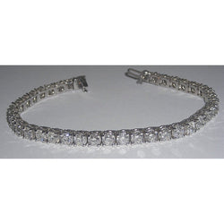 9.50 Karat Echt Diamant Tennisarmband Vs Schmuck Solid WG 18K