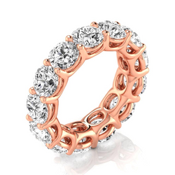 Brillanter Brillant Eternity Band 0,75 Karat – 14 Karat Roségold
