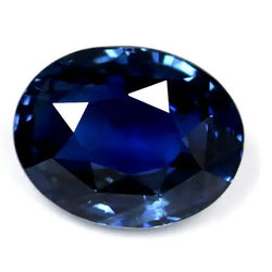 Blauer Saphir GIA-Geprüft Gemstone 9,88 Karat in Gold