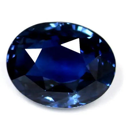 Naturreiner Blauer Saphir Gemstone – Hauptansicht