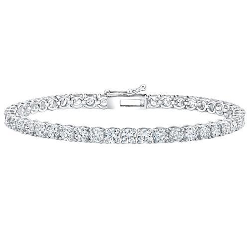 9 Karat Natürliche Diamant-Tennisarmband