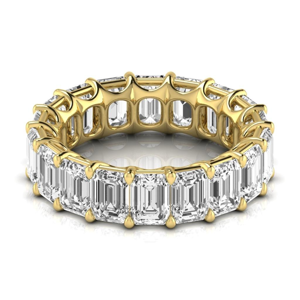 Stilvoller Eternity Band 9 Karat – Frontansicht