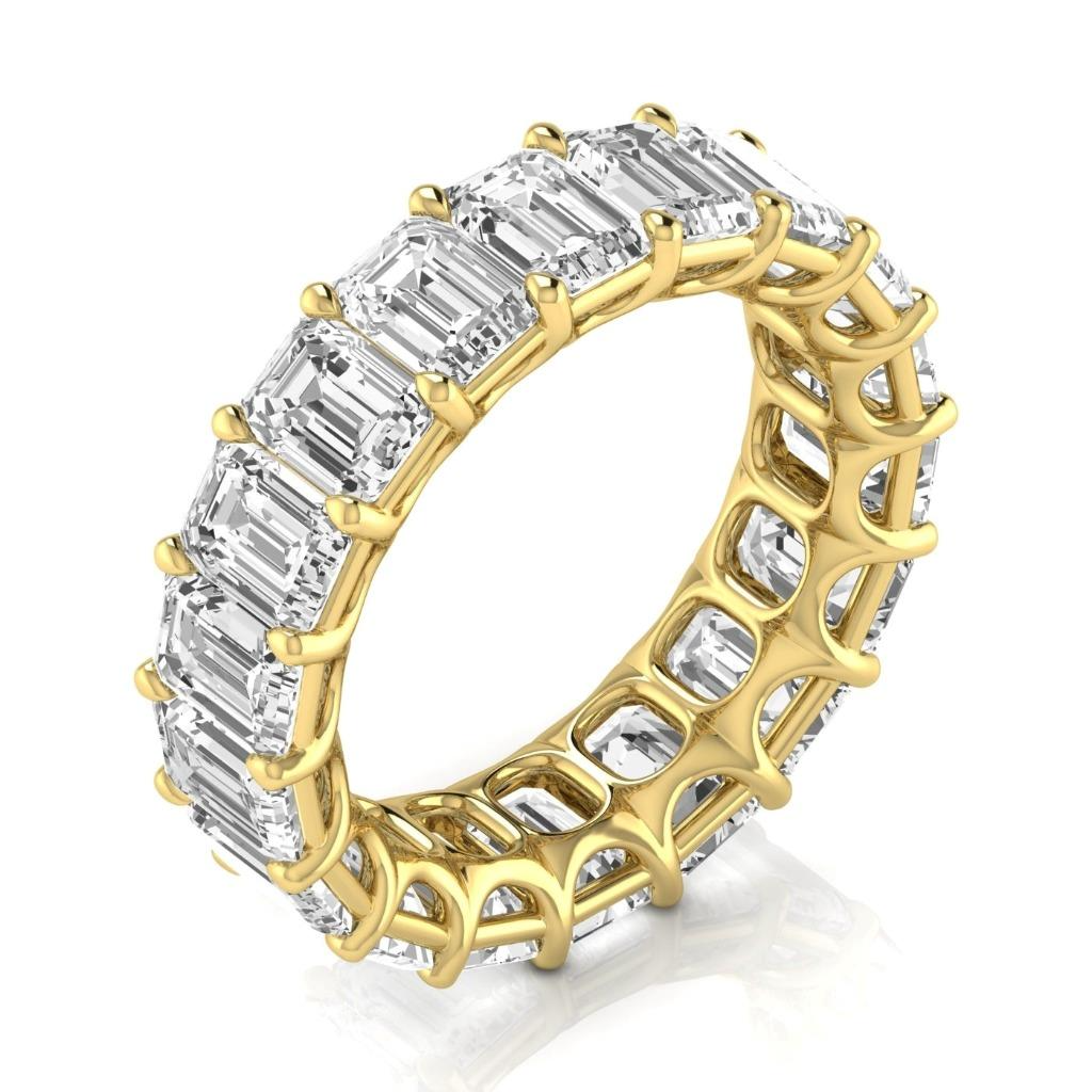 Stilvoller Brillant Eternity Band 9 Karat – Hauptansicht