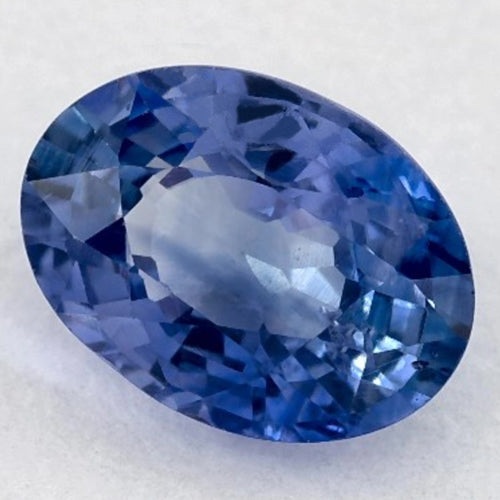 Natürlicher Blauer Saphir Loose Sapphires Natural – Frontansicht