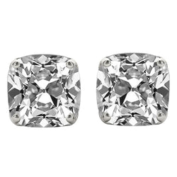 Luxuriöser Edler Diamant Ohrringe – 11 Karat 14K Weißgold