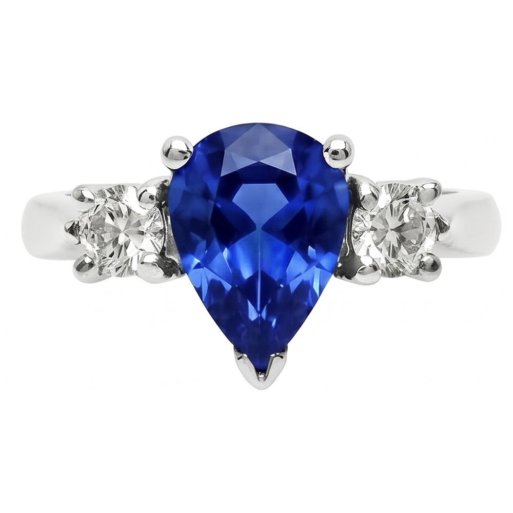 echter round diamant 4.20Karat ring Seitenansicht