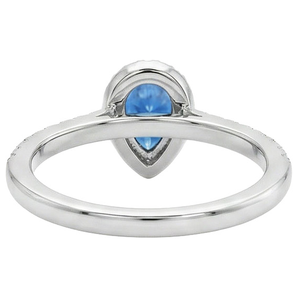 echter round diamant 4.50Karat ring Profilansicht