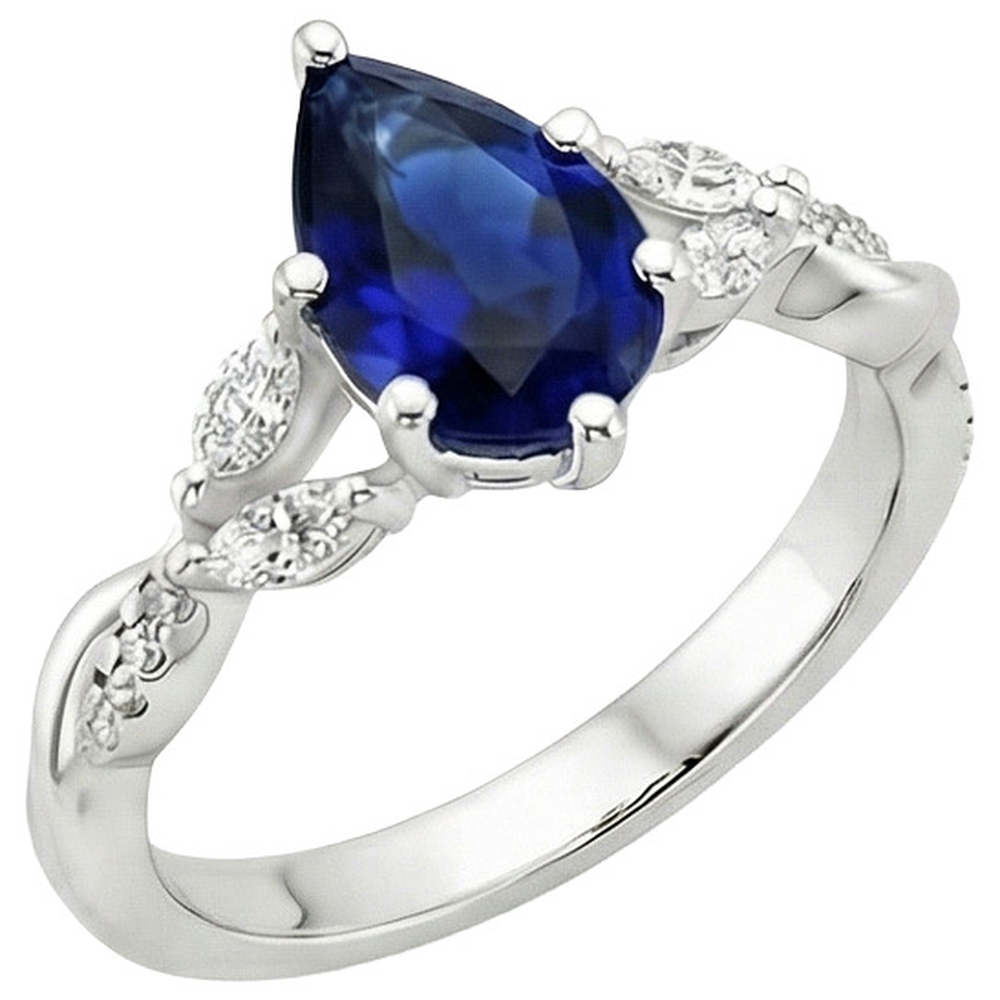 echter marquise diamant 7.25Karat ring Seitenansicht