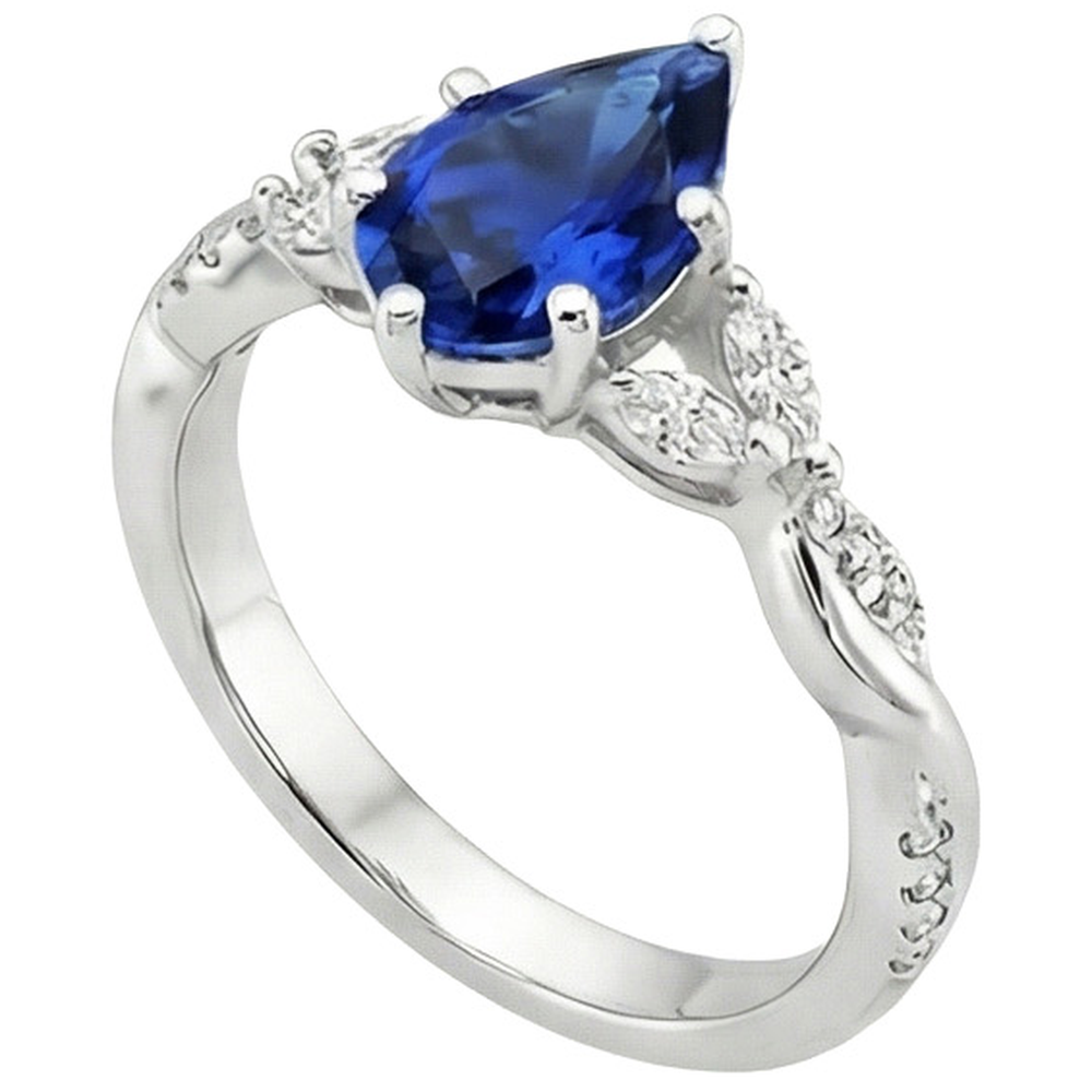 echter marquise diamant 7.25Karat ring Draufsicht