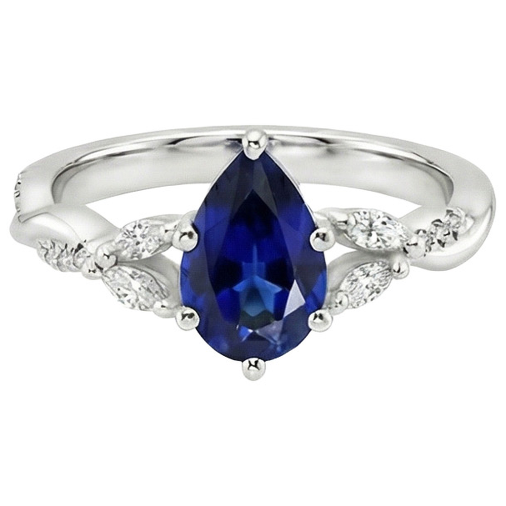 echter marquise diamant 7.25Karat ring Detailansicht