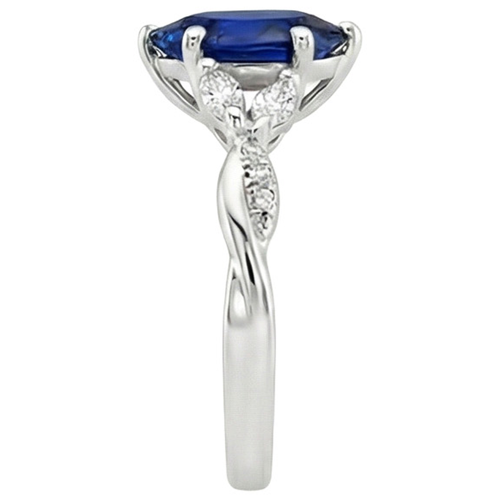 echter marquise diamant 7.25Karat ring Profilansicht