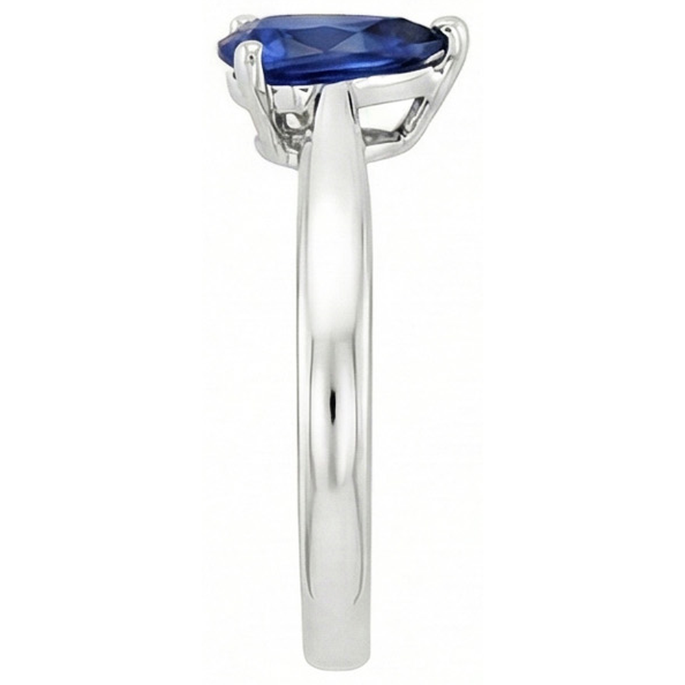 echter round diamant 1Karat ring Draufsicht