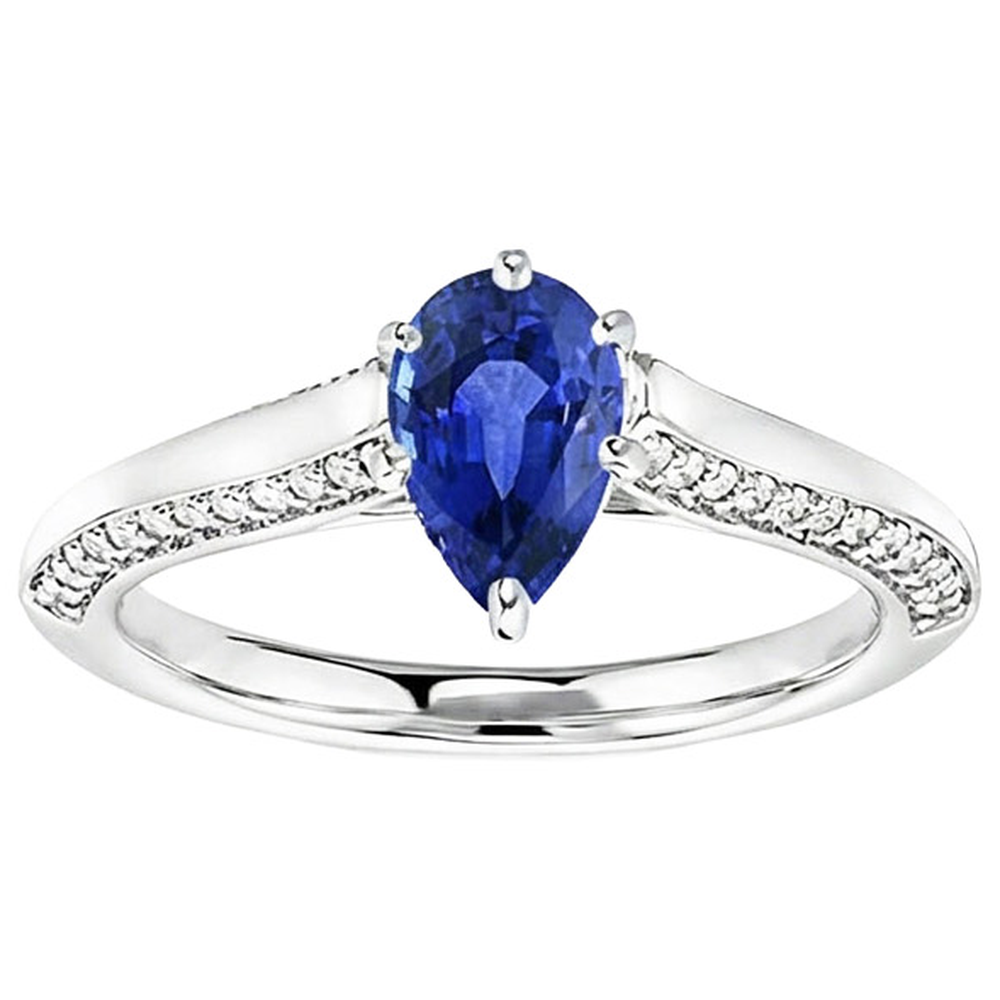 echter round diamant 4.50Karat ring auf Weiß