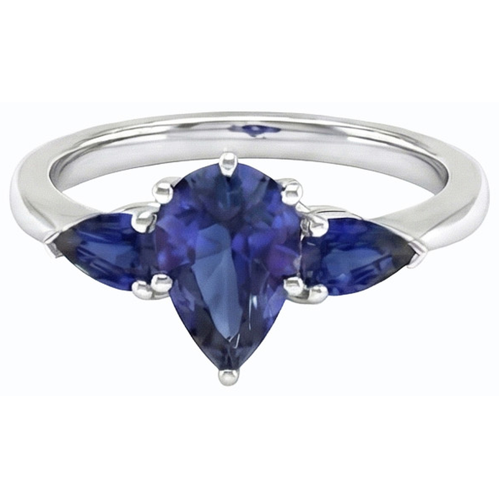 echter round diamant 2Karat ring Draufsicht