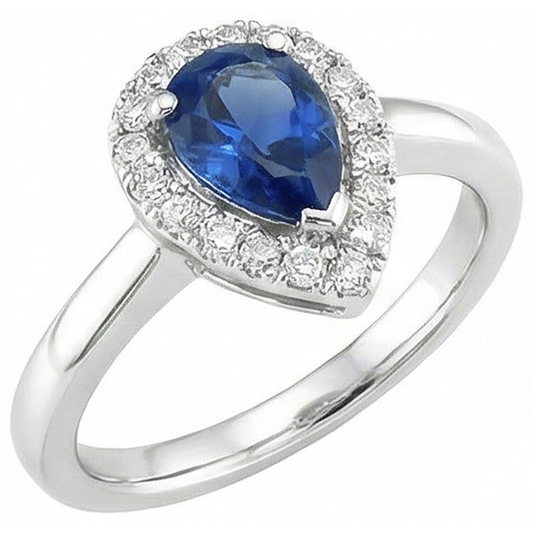 echter round diamant 3.30Karat ring Seitenansicht