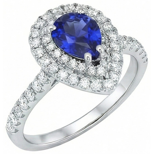 echter round diamant 4Karat ring Seitenansicht