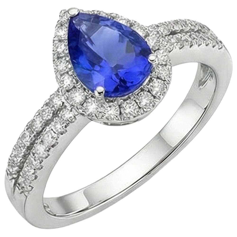 echter round diamant 4.75Karat ring Detailansicht