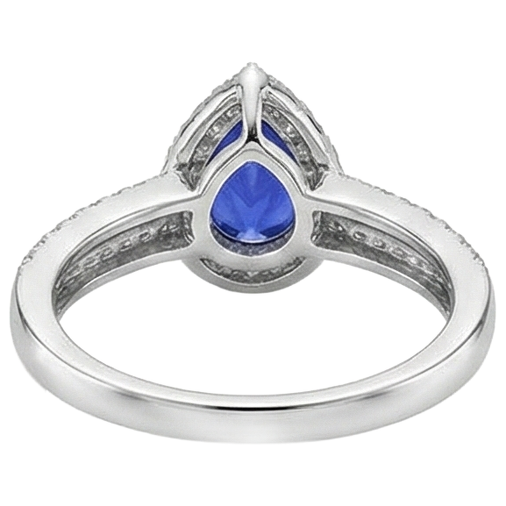 echter round diamant 4.75Karat ring mit Diamantbesatz