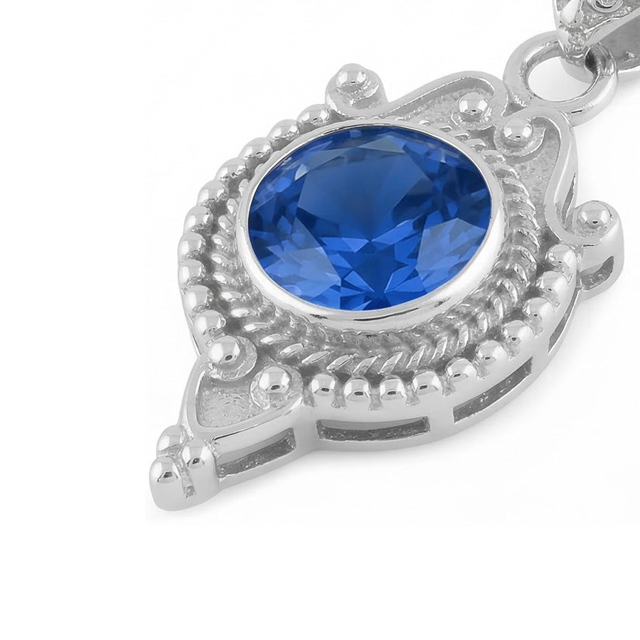 echter round diamant 8Karat anhänger Seitenansicht