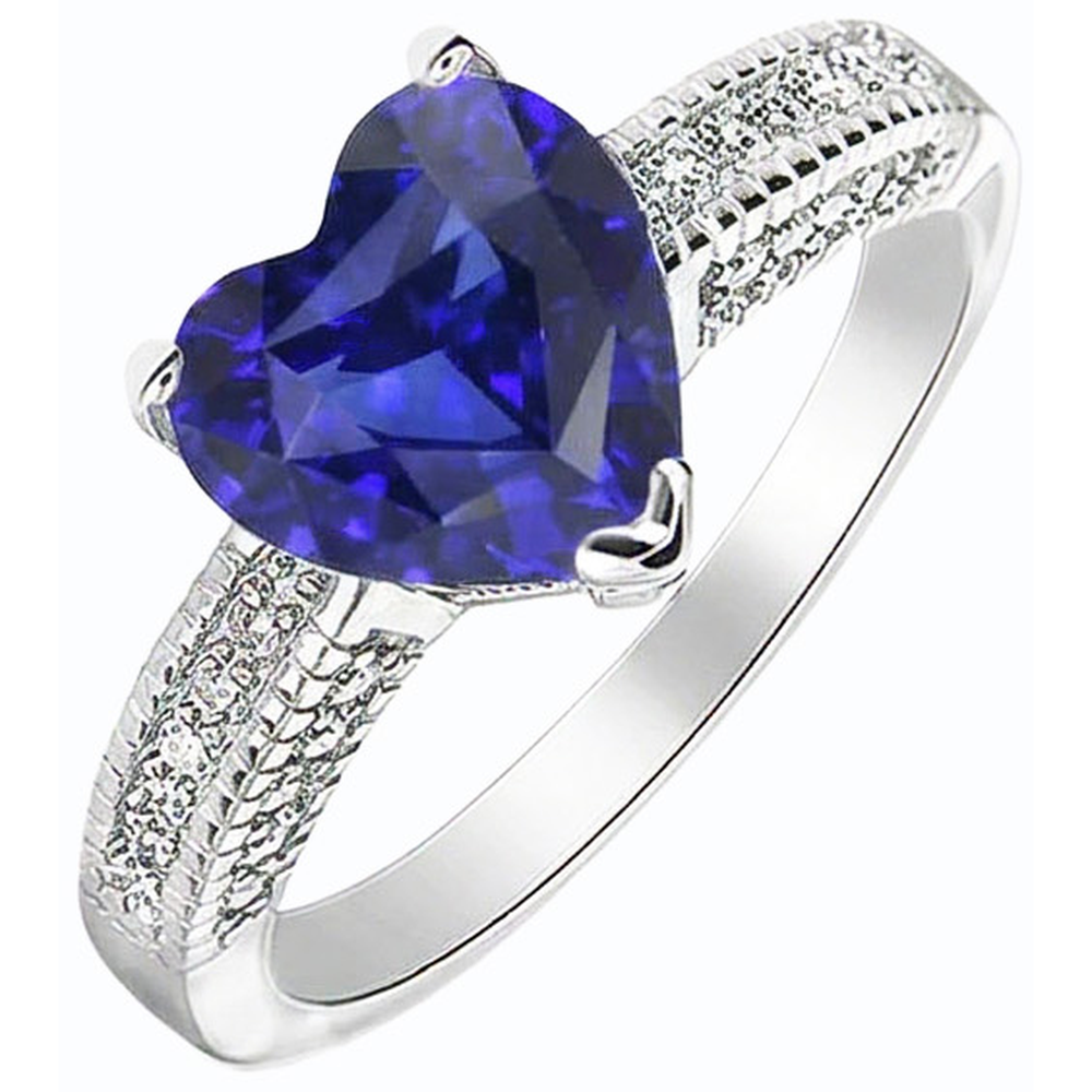 echter round diamant 2.50Karat ring Seitenansicht