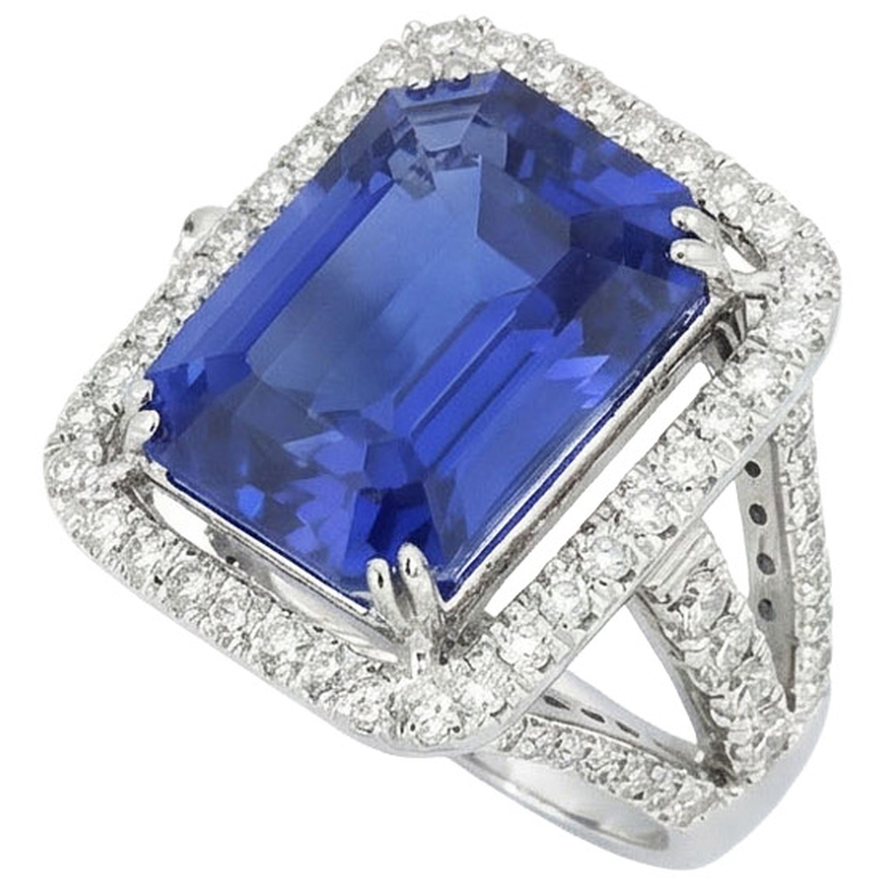 echter round diamant 6.50Karat ring Detailansicht