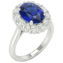 Echter Saphir Ring 9.25 Karat