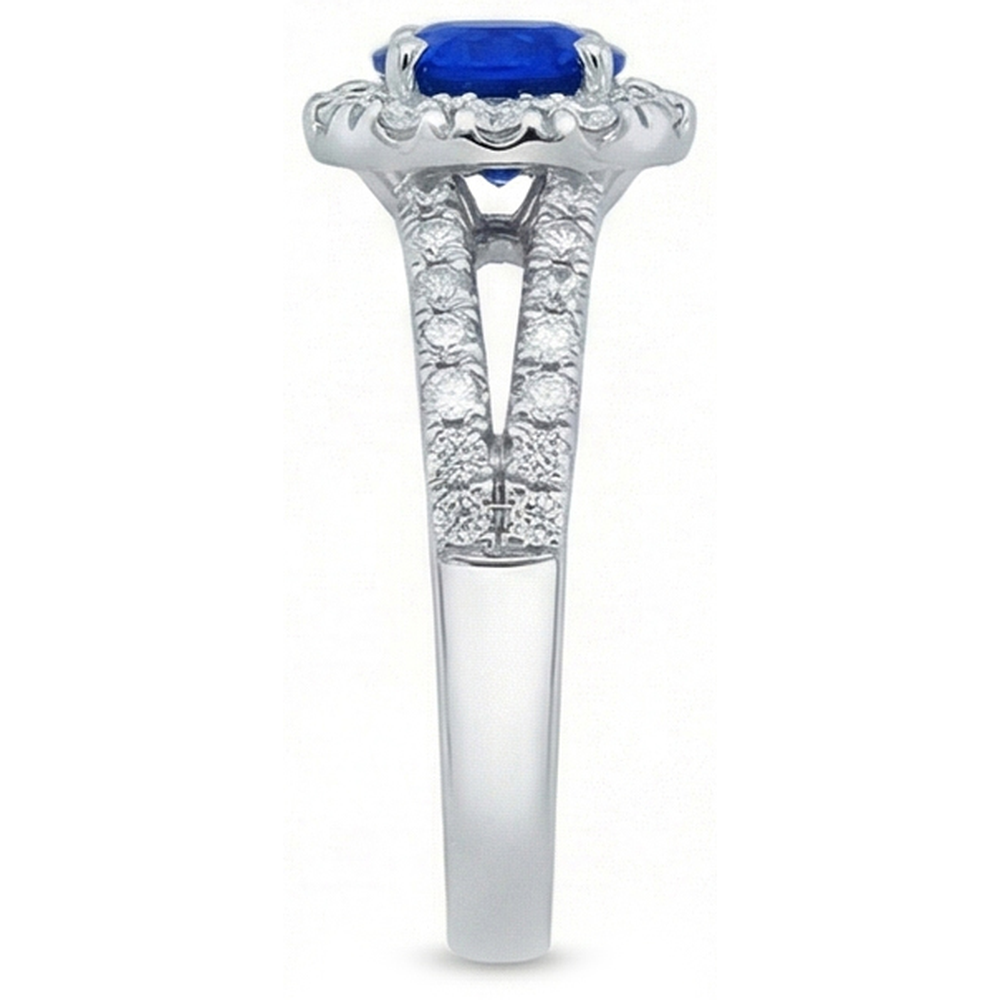 echter round diamant 3.50Karat ring Detailansicht