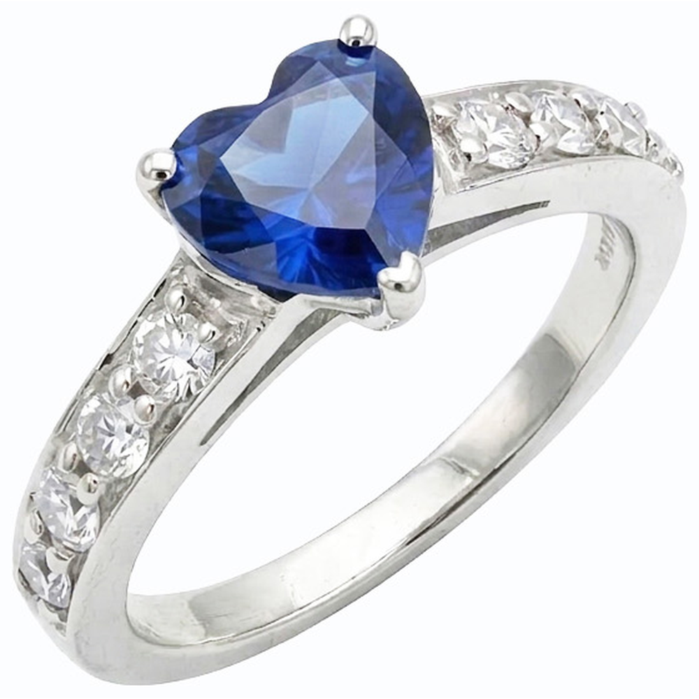 echter oval diamant 3.50Karat ring Seitenansicht