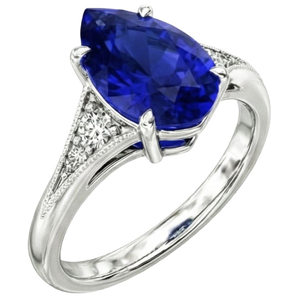 echter round diamant 2.75Karat ring Detailansicht