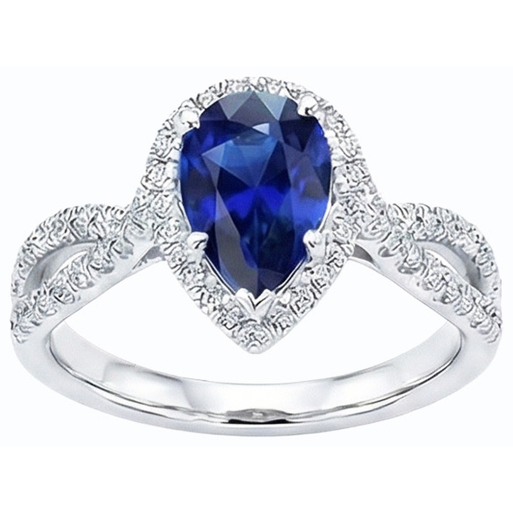 echter round diamant 4Karat ring Seitenansicht