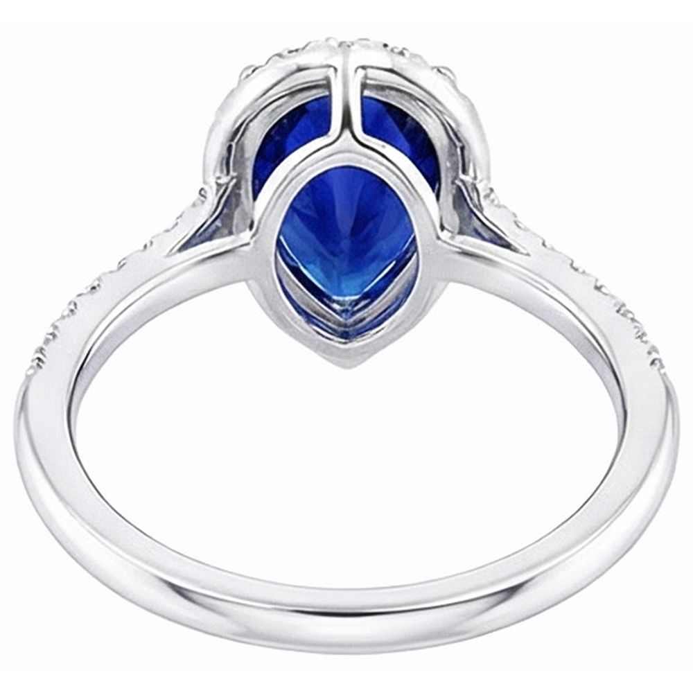 echter baguette diamant 3.50Karat ring Seitenansicht