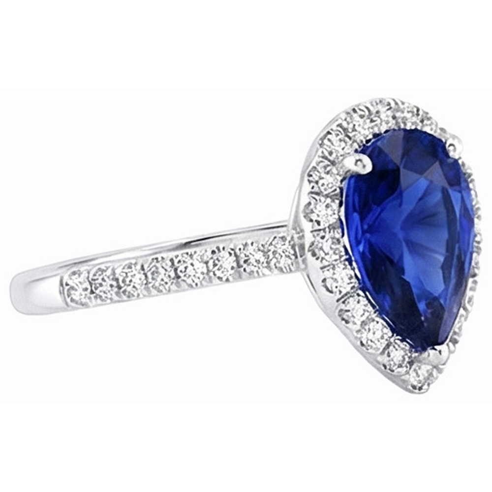 echter baguette diamant 3.50Karat ring Draufsicht