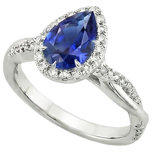 echter round diamant 7.25Karat ring Seitenansicht
