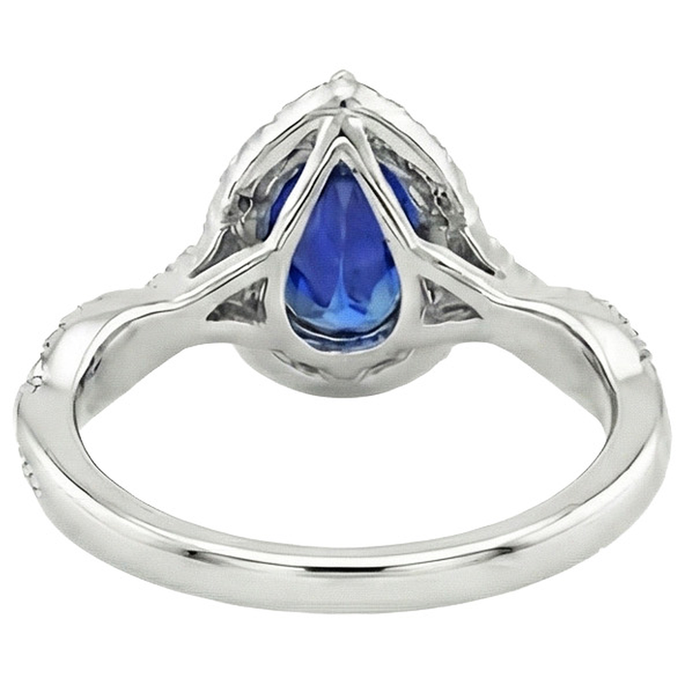 echter round diamant 7.25Karat ring auf Weiß