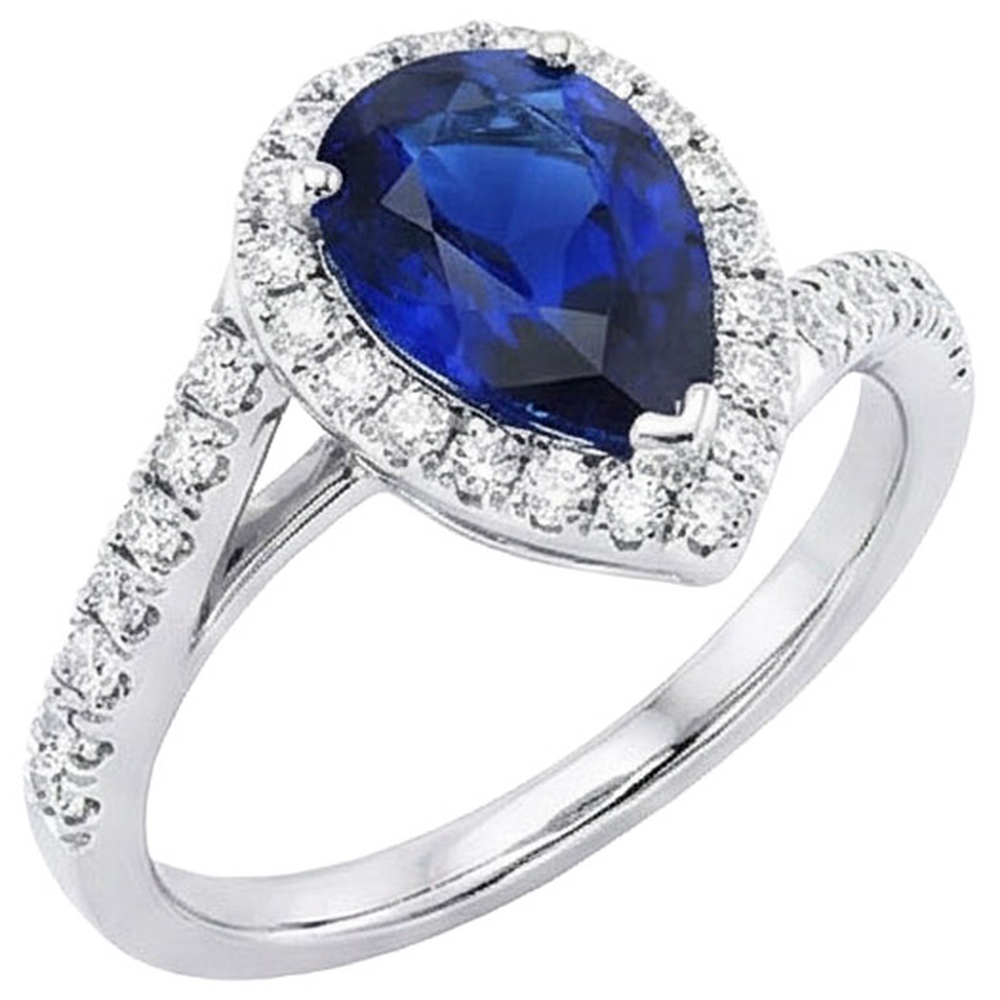echter round diamant 4.50Karat ring Seitenansicht
