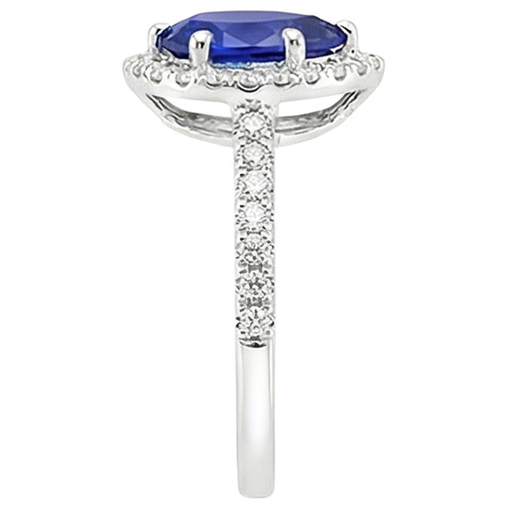 echter round diamant 5.50Karat ring auf Weiß