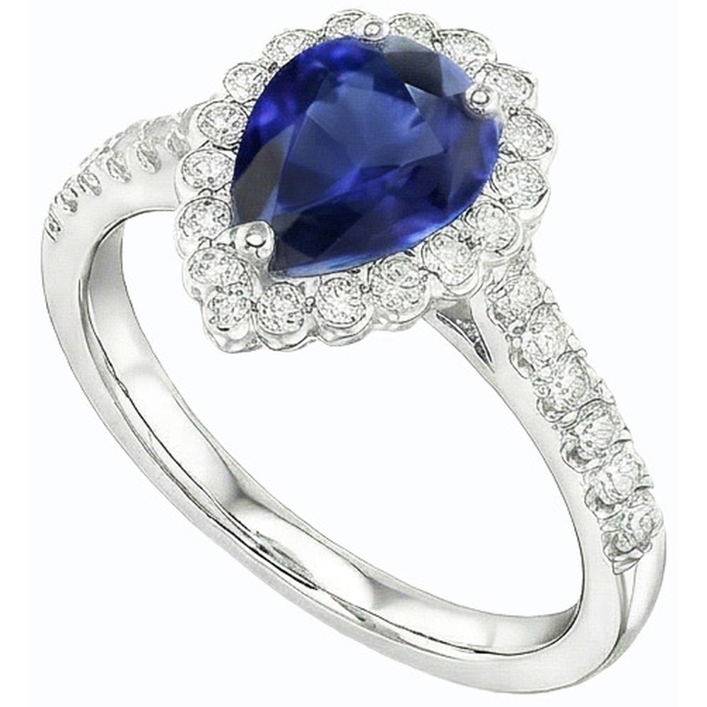 echter round diamant 3.50Karat ring Profilansicht