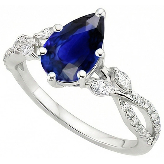 echter marquise diamant 5.50Karat ring Seitenansicht