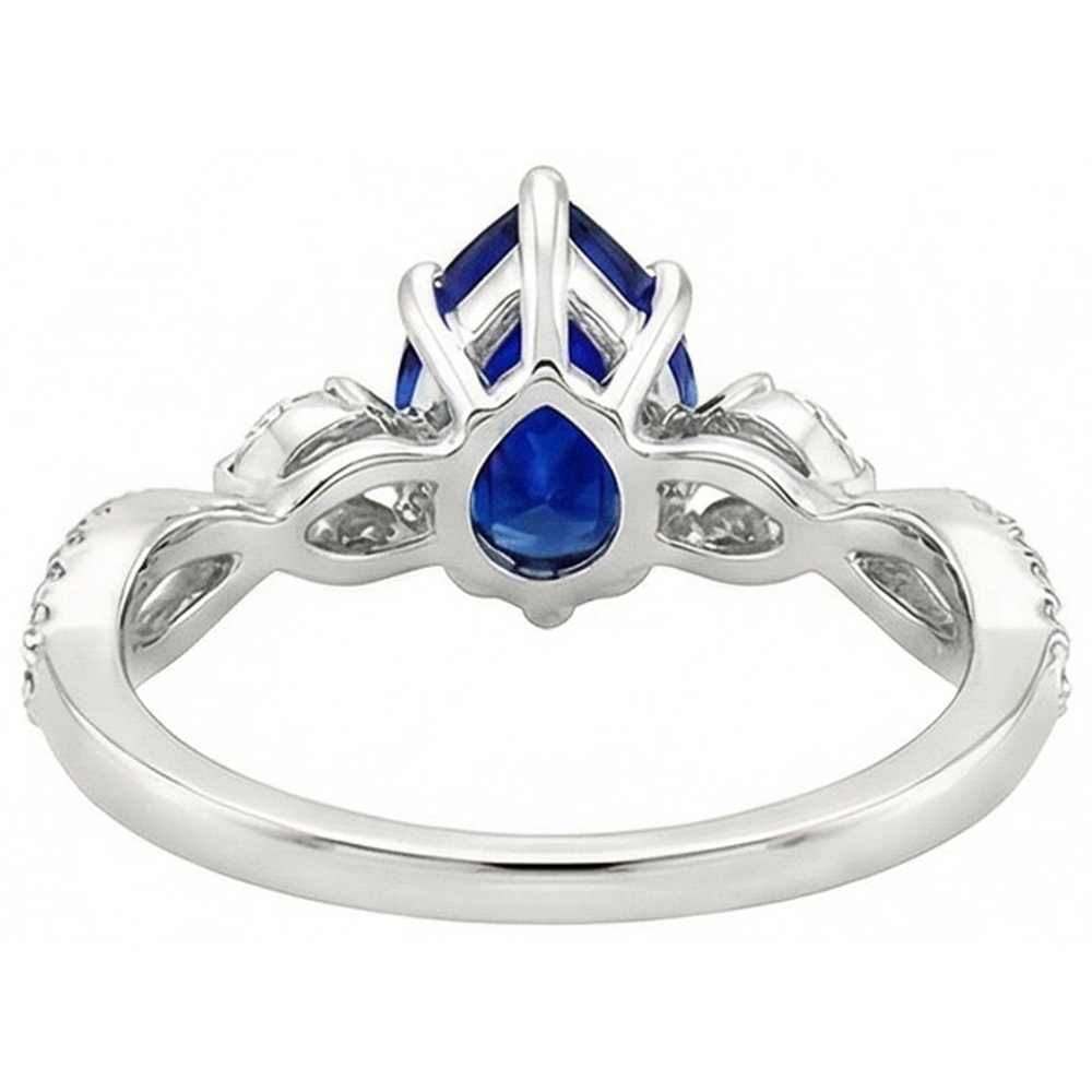echter marquise diamant 5.50Karat ring Draufsicht