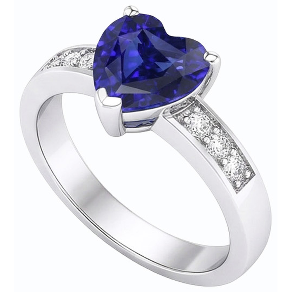 echter round diamant 2.50Karat ring Vorderansicht